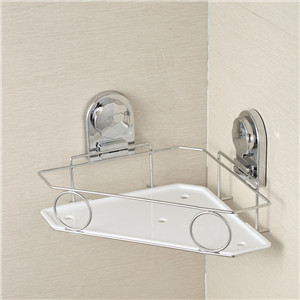 Suction cup bathroom shower caddy shelf 021A