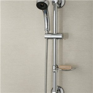Suction Bathroom Adjustable Stainless Steel Hand Shower Slide Bar 026
