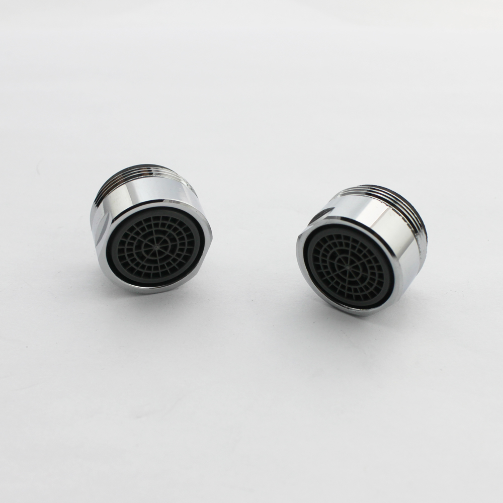 Male M24 Brass 1.5 GPM Bathroom Faucet Spout Nozzle Chrome Plated Finish Water Saving Faucet Aerator